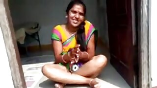 Grown-up Indian auntie jacks outdoors